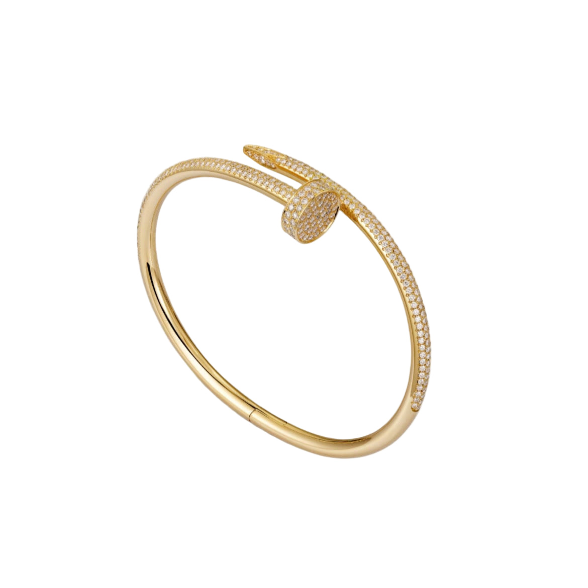 14ct Yellow Gold Nail Bracelet