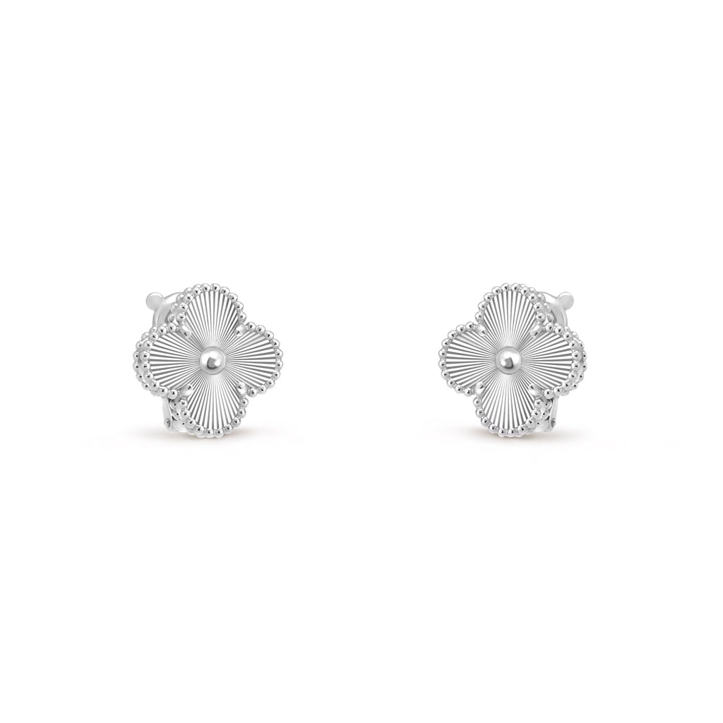 14ct Clover Charm Earrings