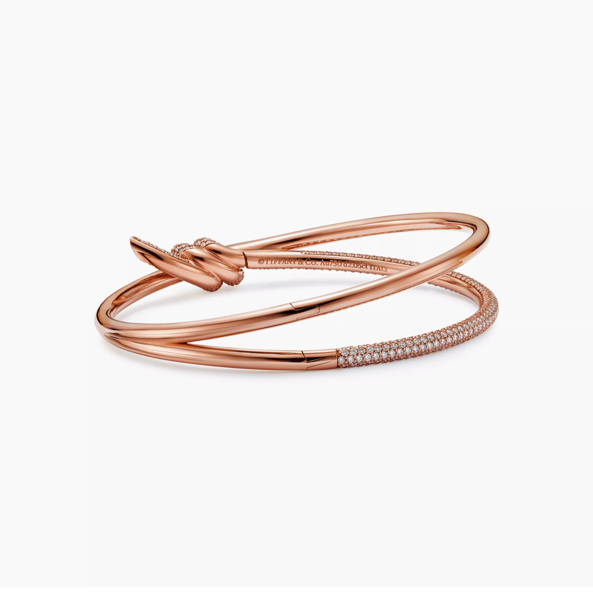 14ct Double Row Hinged Bracelet