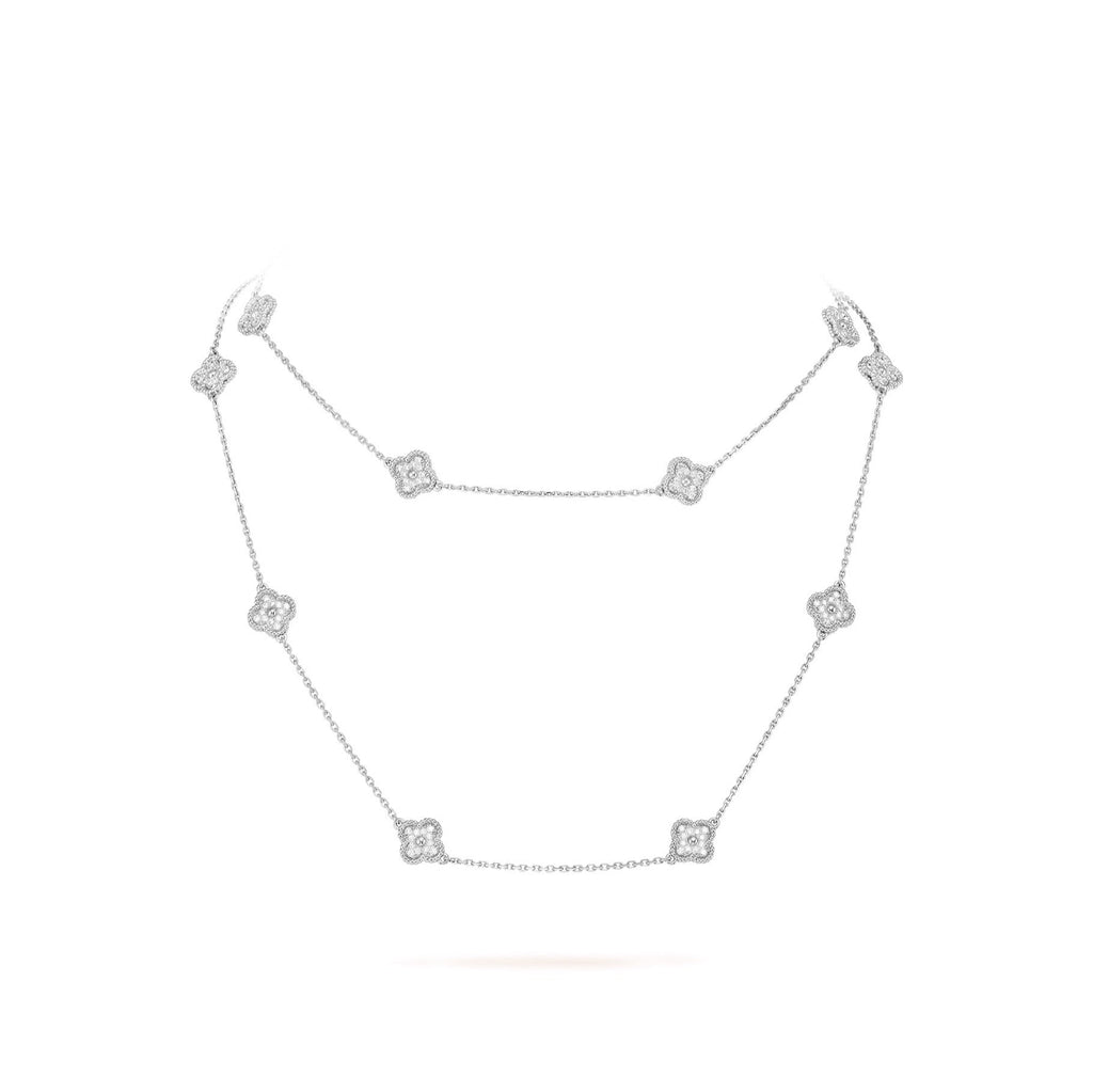 14ct Clover Charm Necklace/Mini