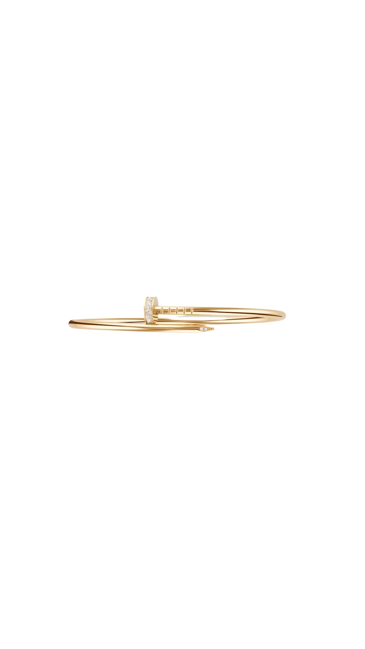 14ct Yellow Gold Nail Bracelet/Small