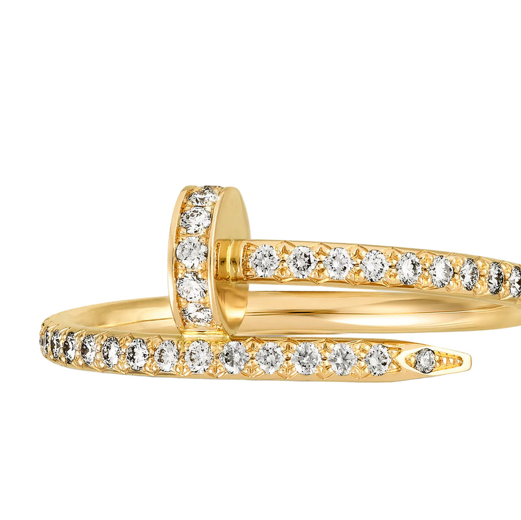 14ct Yellow Gold Nail Ring