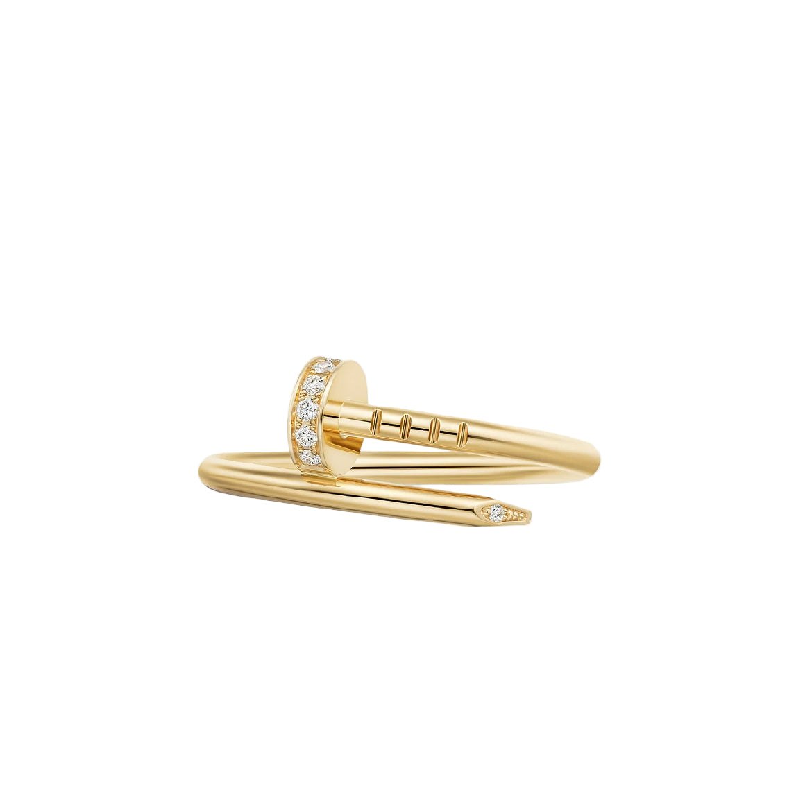 14ct Yellow Gold Nail Ring
