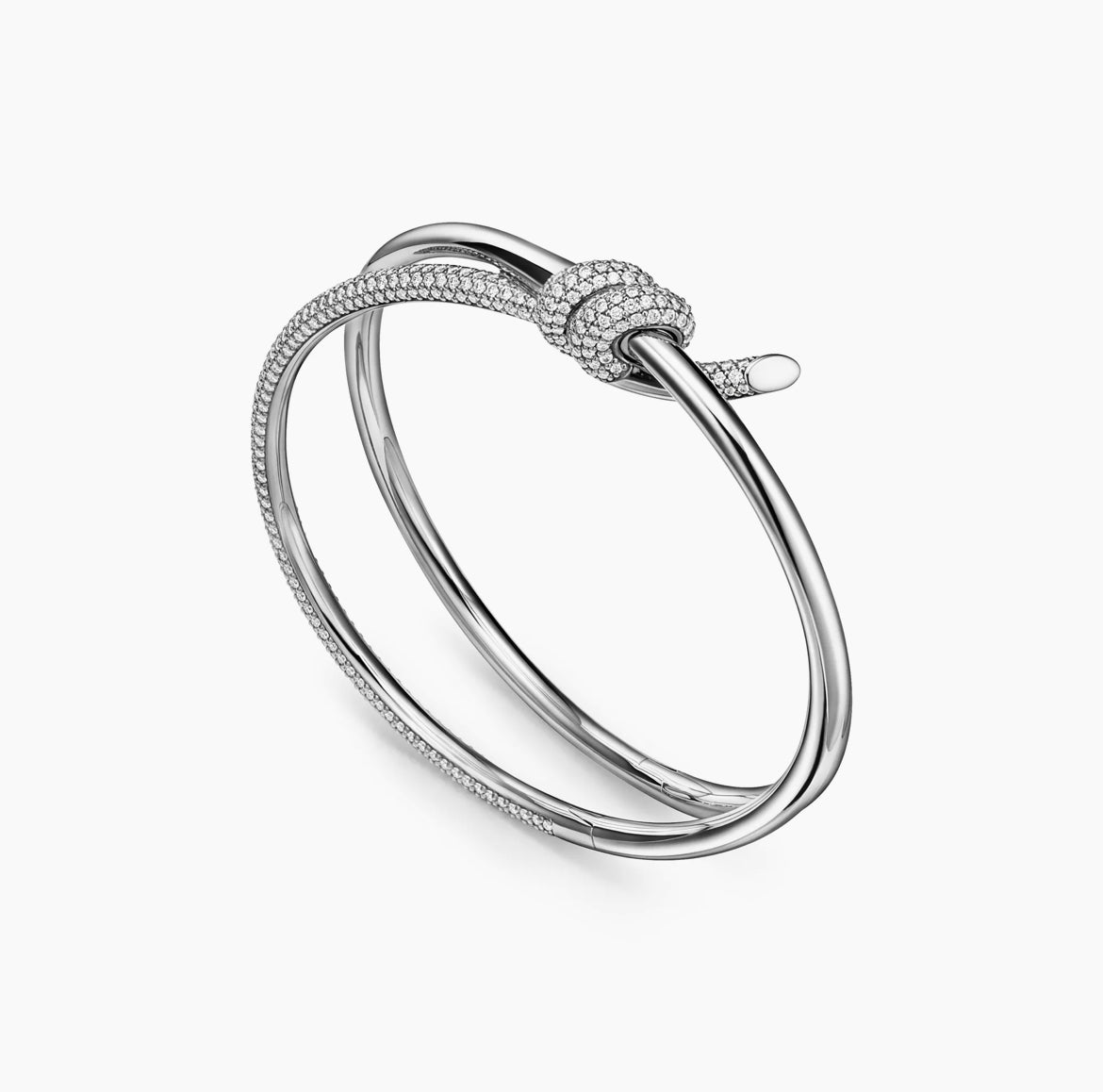 14ct Double Row Hinged Bracelet