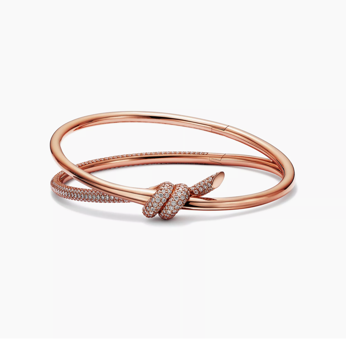 14ct Double Row Hinged Bracelet