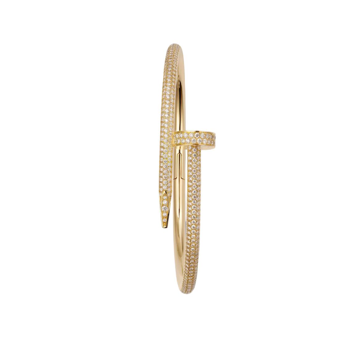 14ct Yellow Gold Nail Bracelet