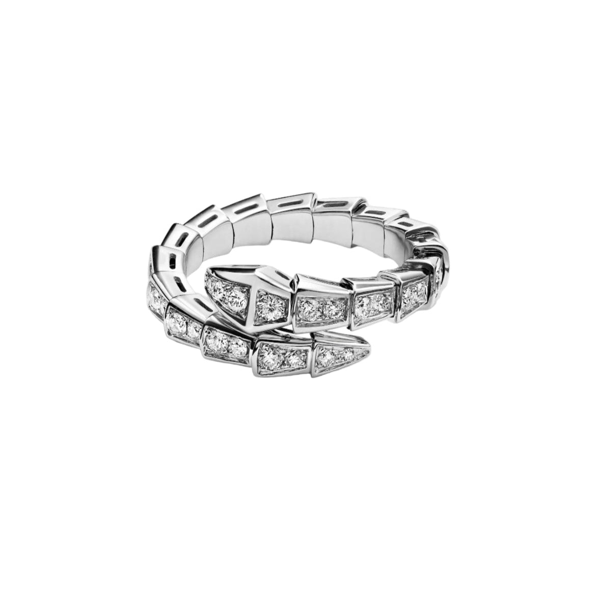 14ct White Gold Serpenti Ring