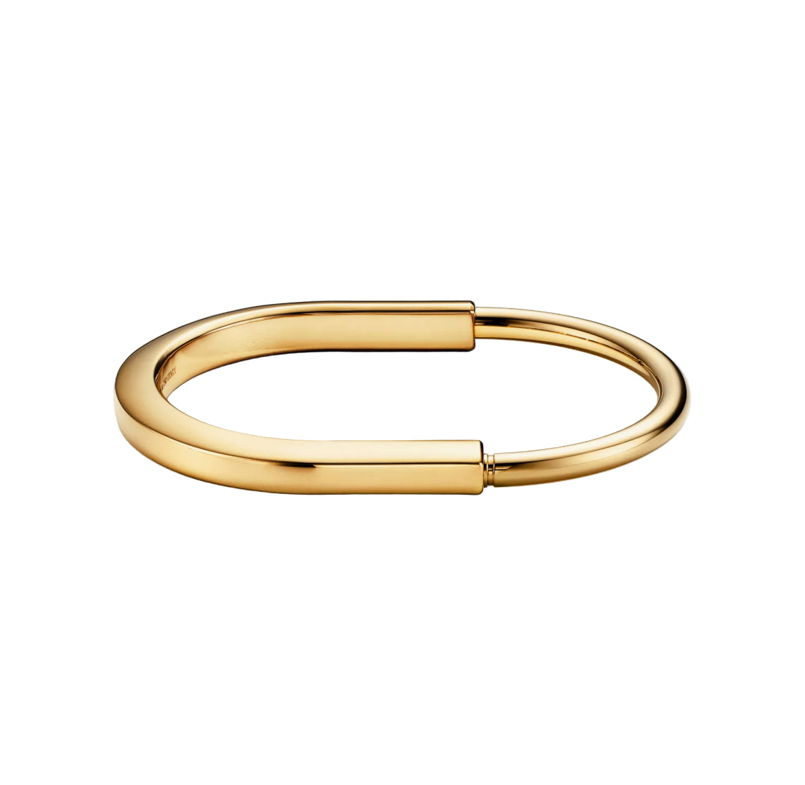 14ct Gold Lock Bangle