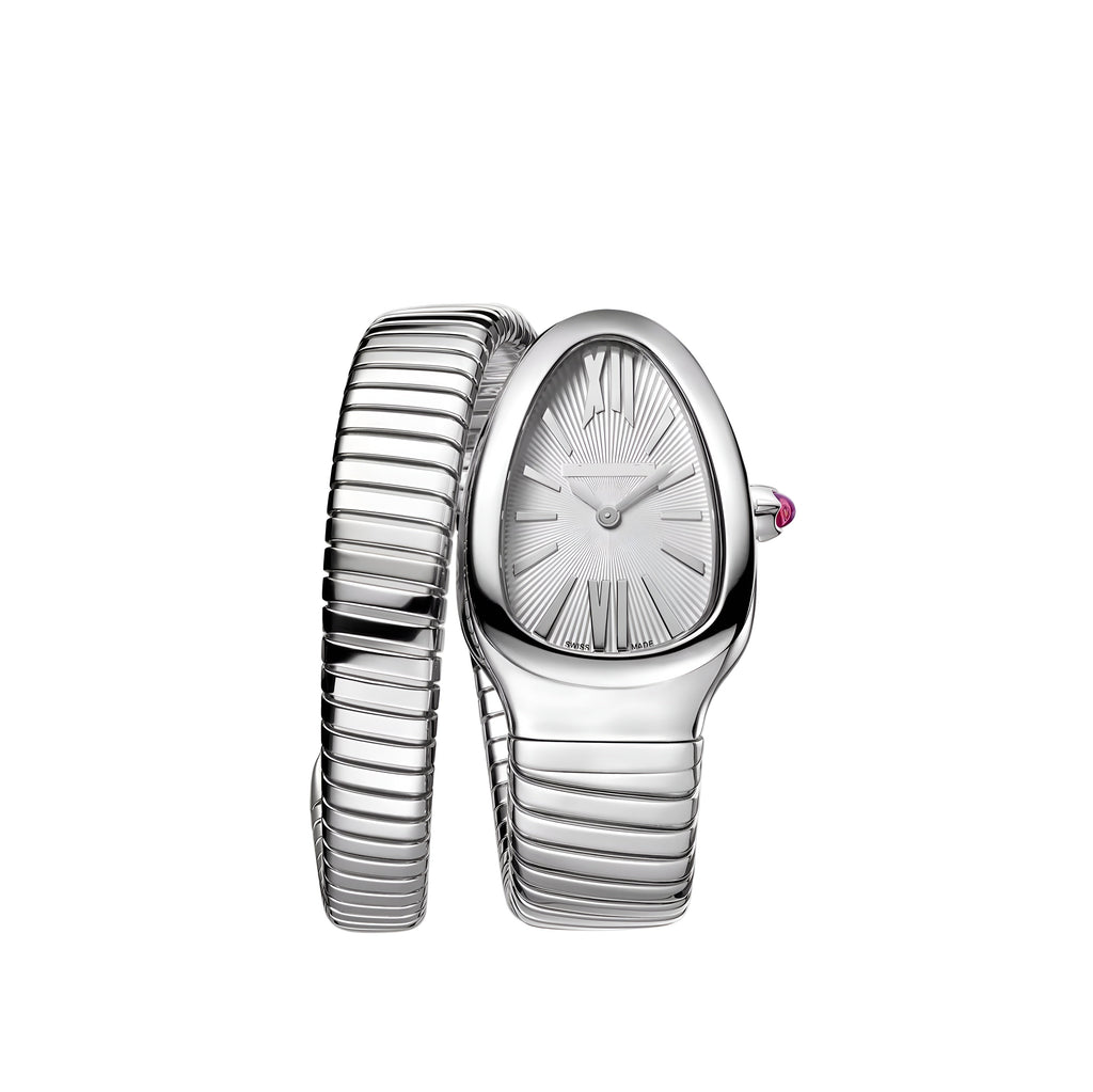 14ct White Gold Serpenti Watch