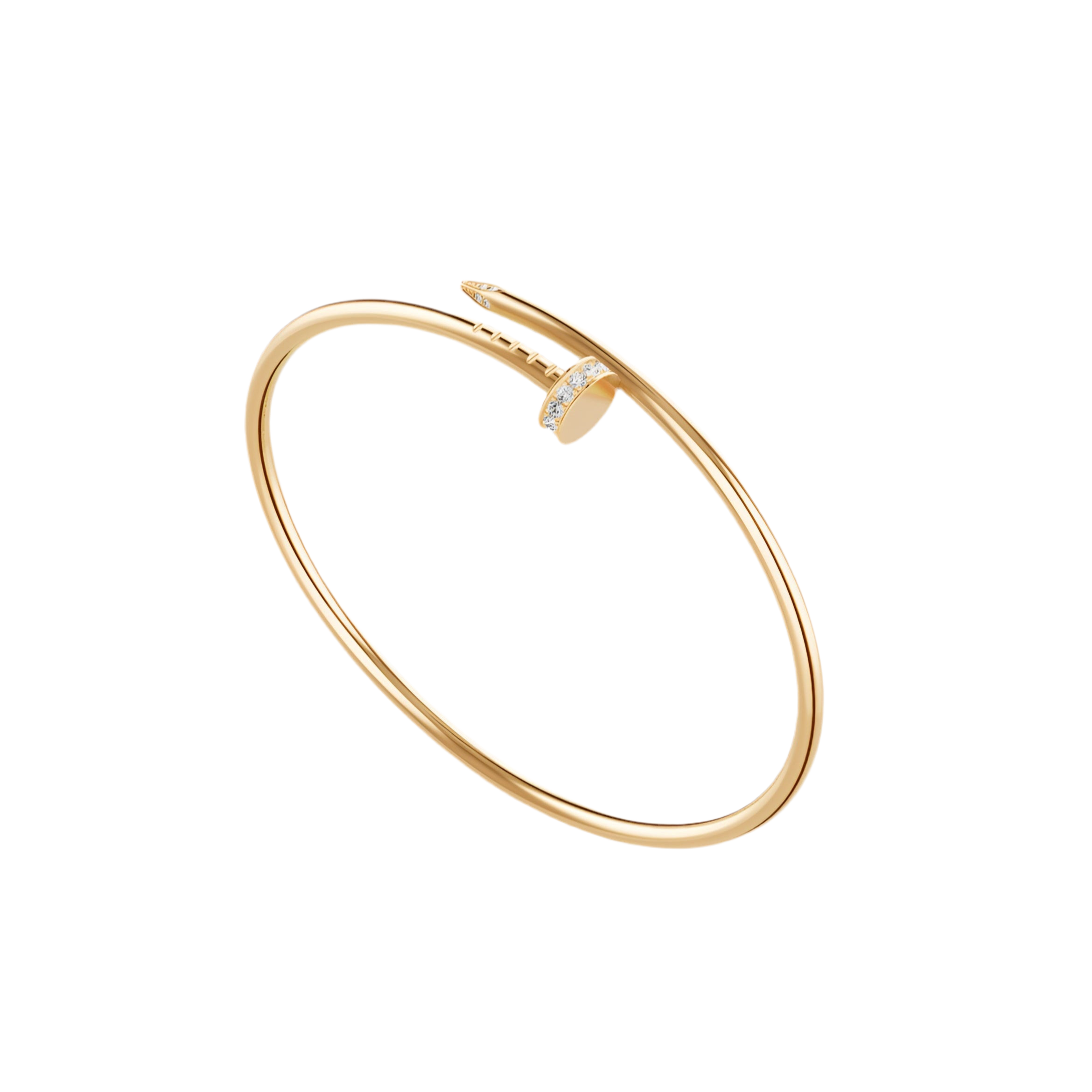 14ct Yellow Gold Nail Bracelet/Small