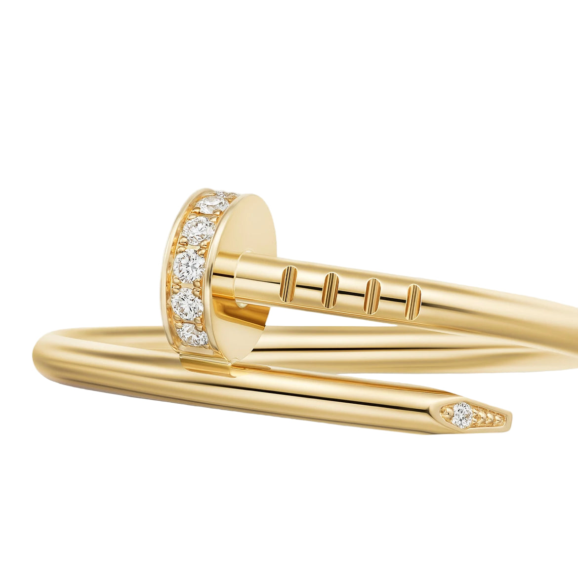 14ct Yellow Gold Nail Ring