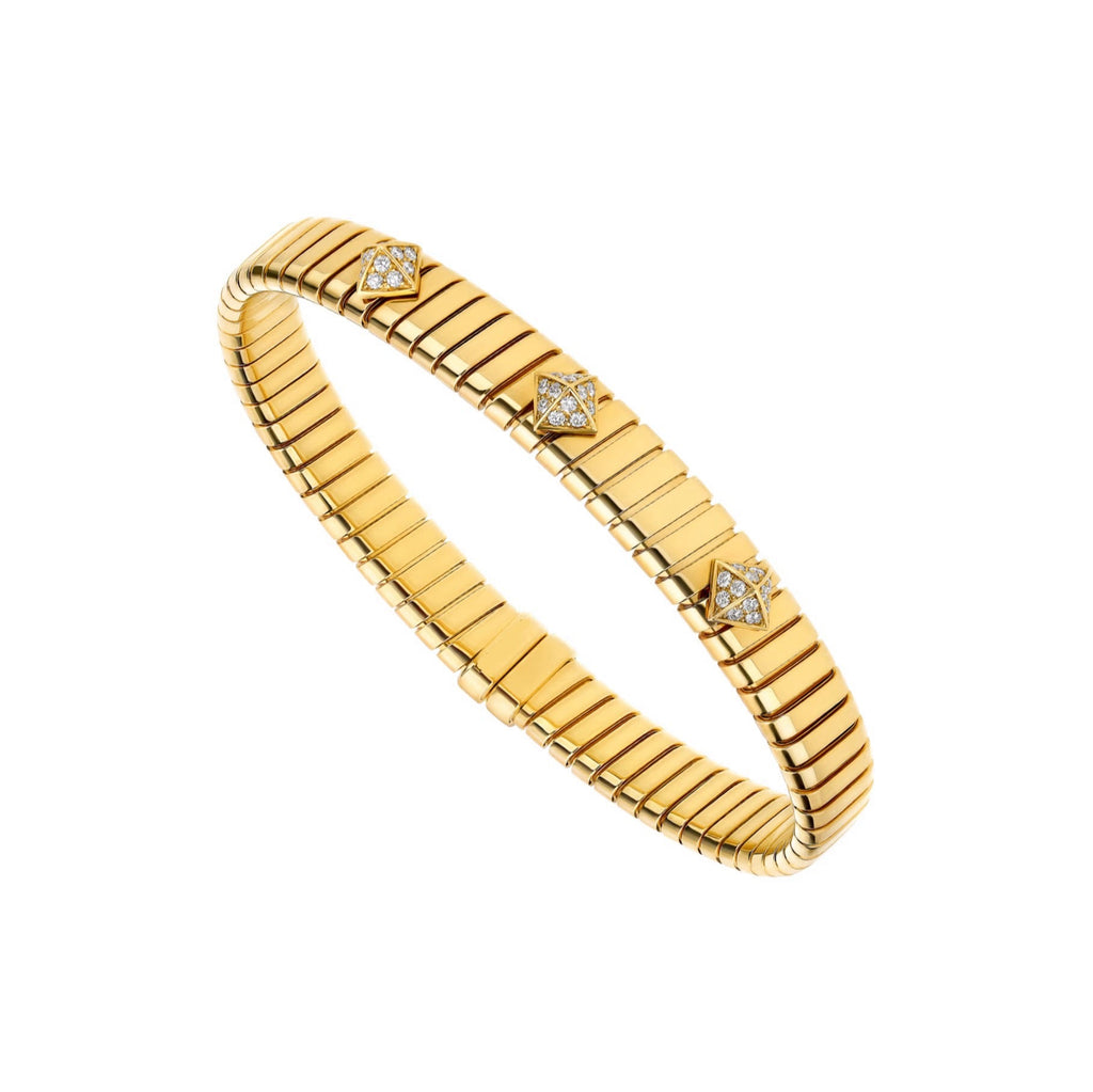 14ct Yellow Gold Tubogas Bracelet