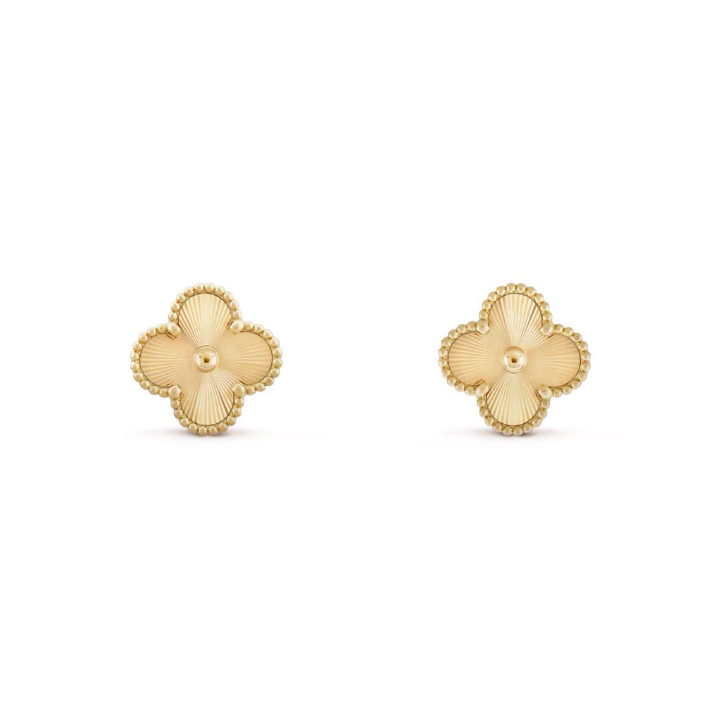 14ct Clover Charm Earrings