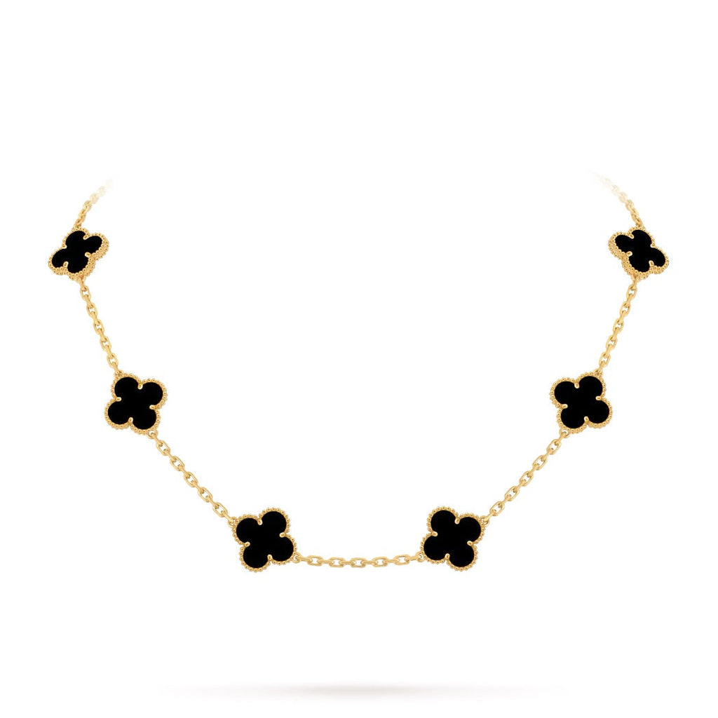 14ct Clover Charm Necklace