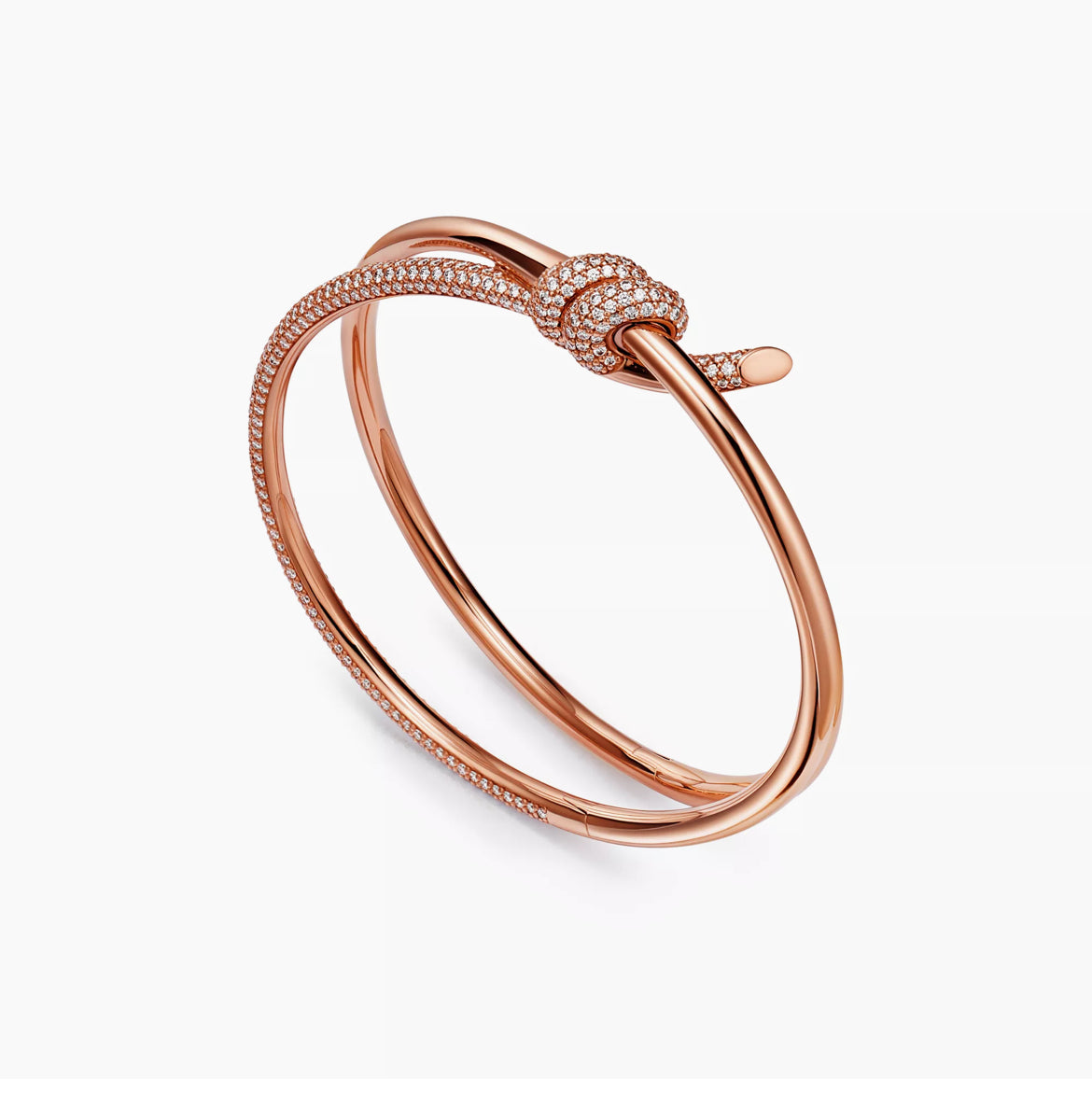 14ct Double Row Hinged Bracelet