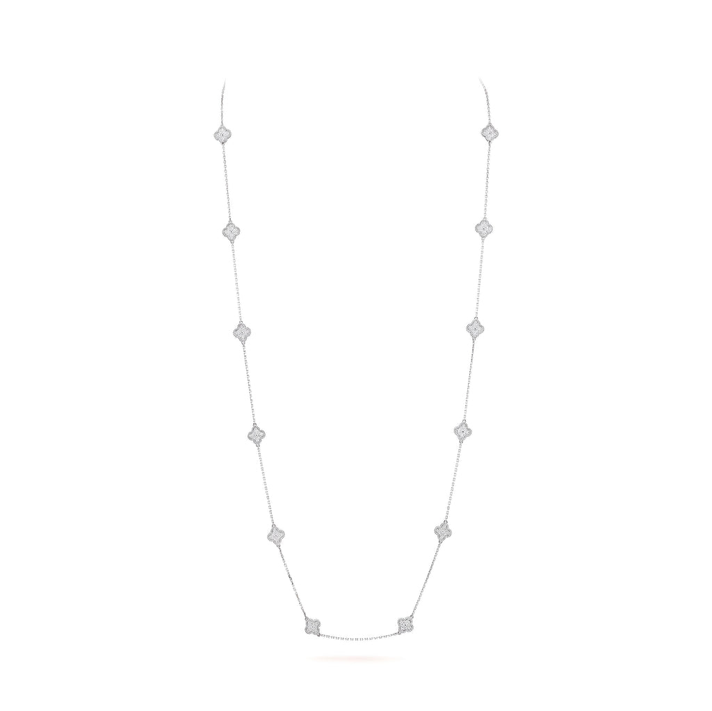 14ct Clover Charm Necklace/Mini