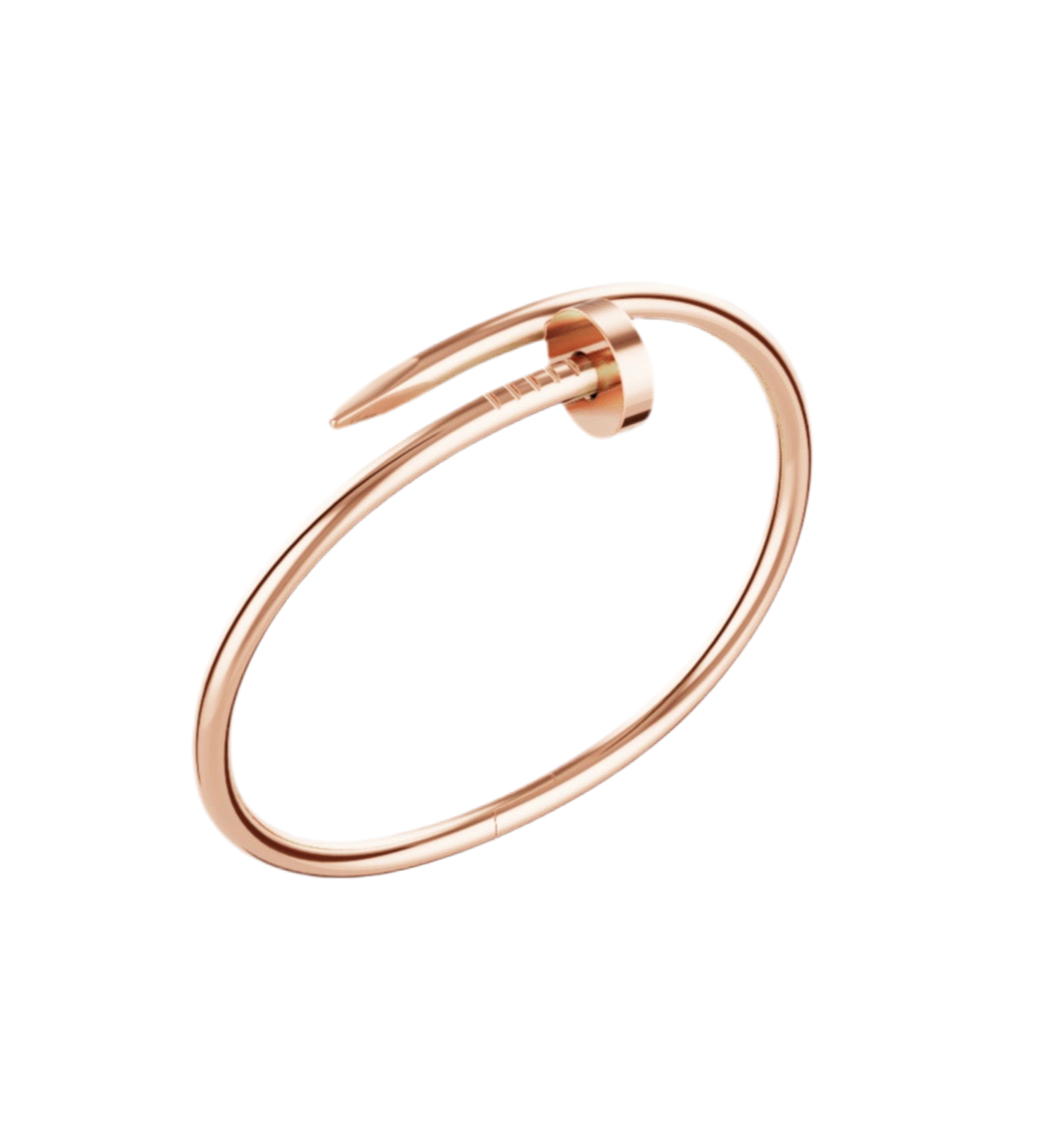 14ct Rose Gold Nail Bracelet