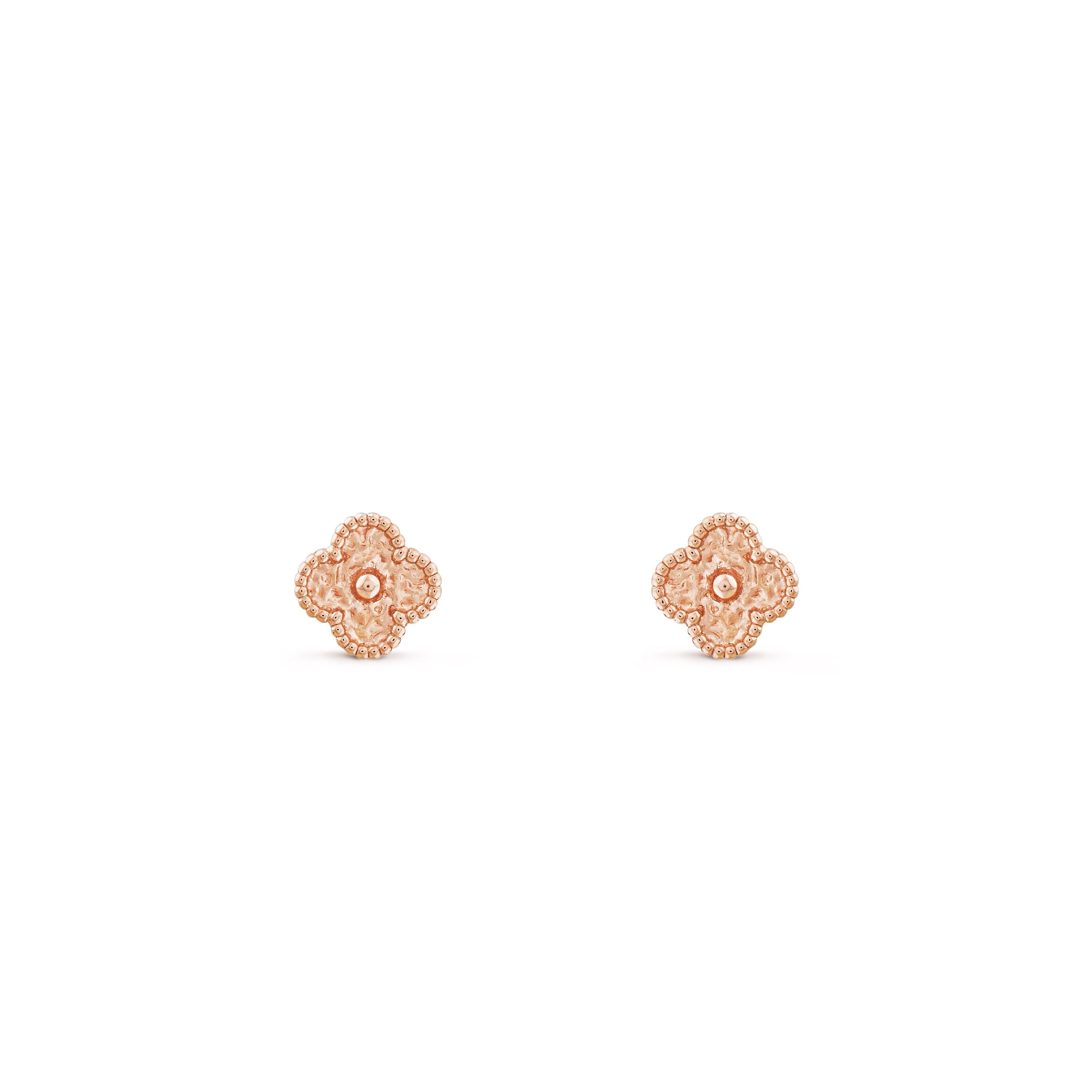 14ct Clover Charm Earrings/Mini