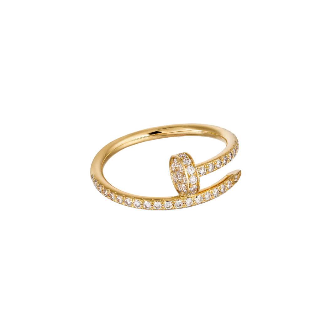 14ct Yellow Gold Nail Ring