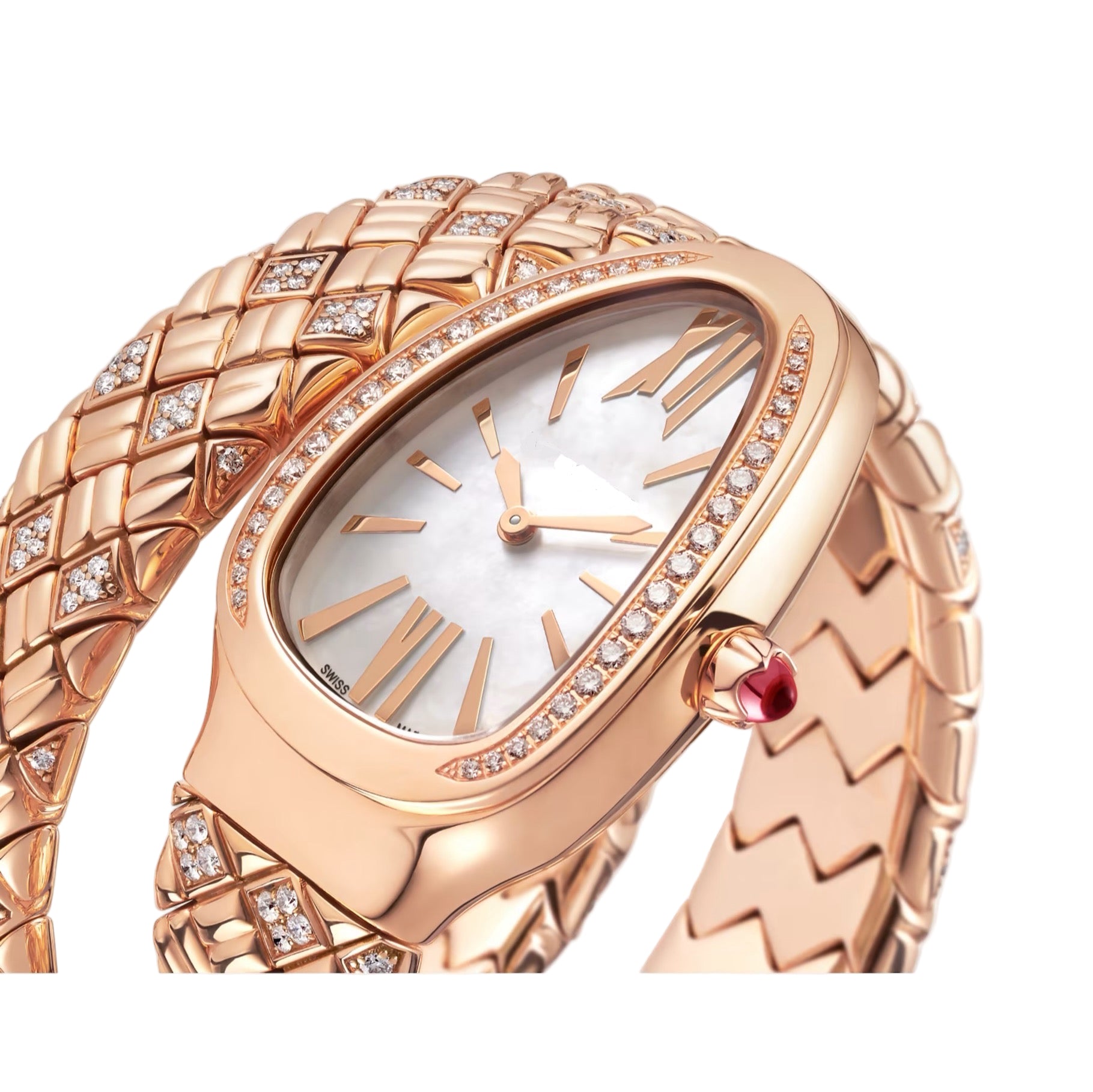 14ct Rose Gold Serpenti Watch