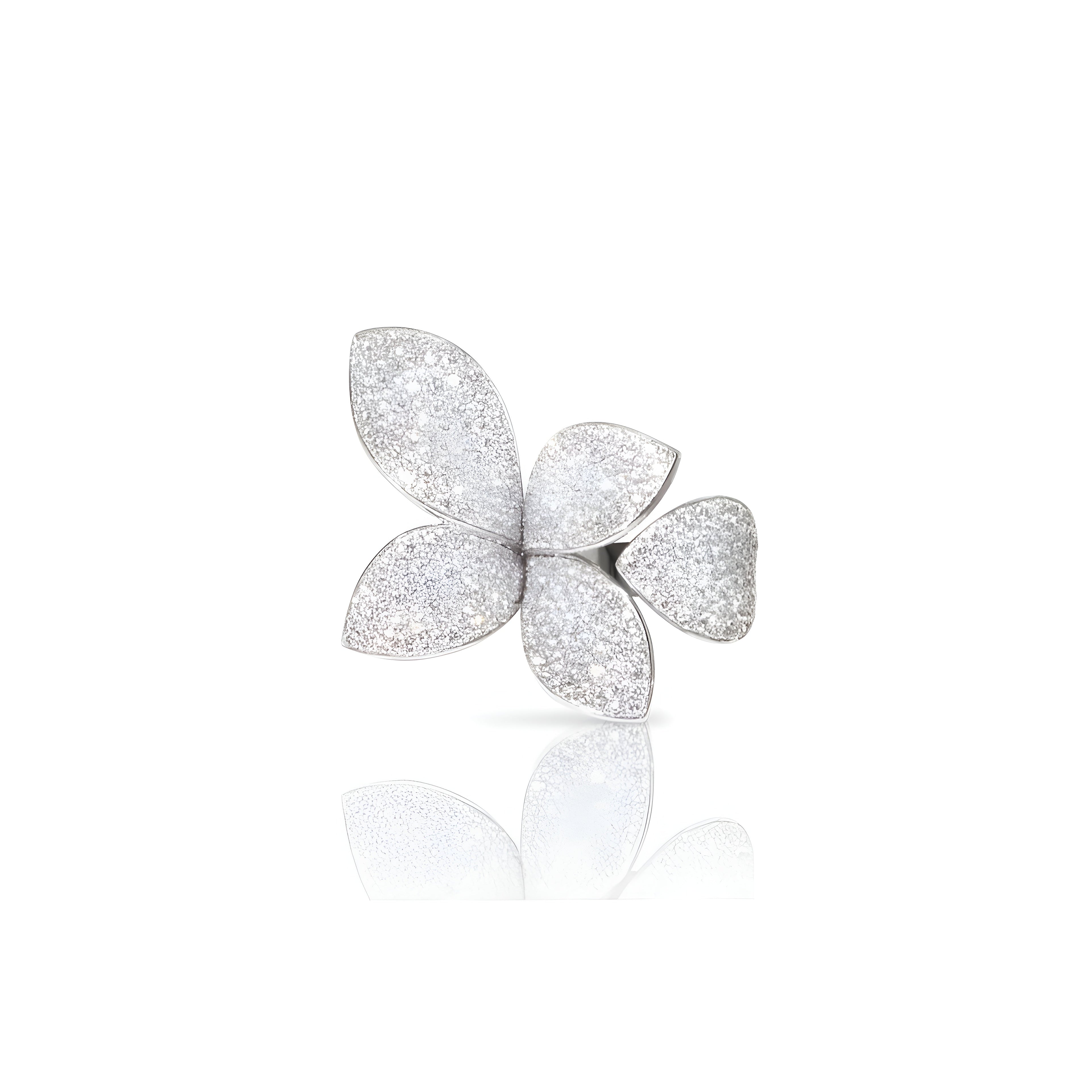 14ct Flower Leaf Ring