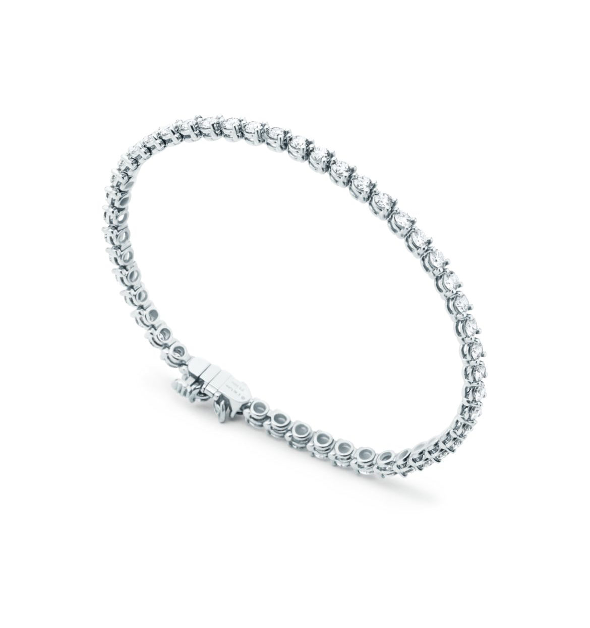 14ct Whote Gold Tennis Bracelet