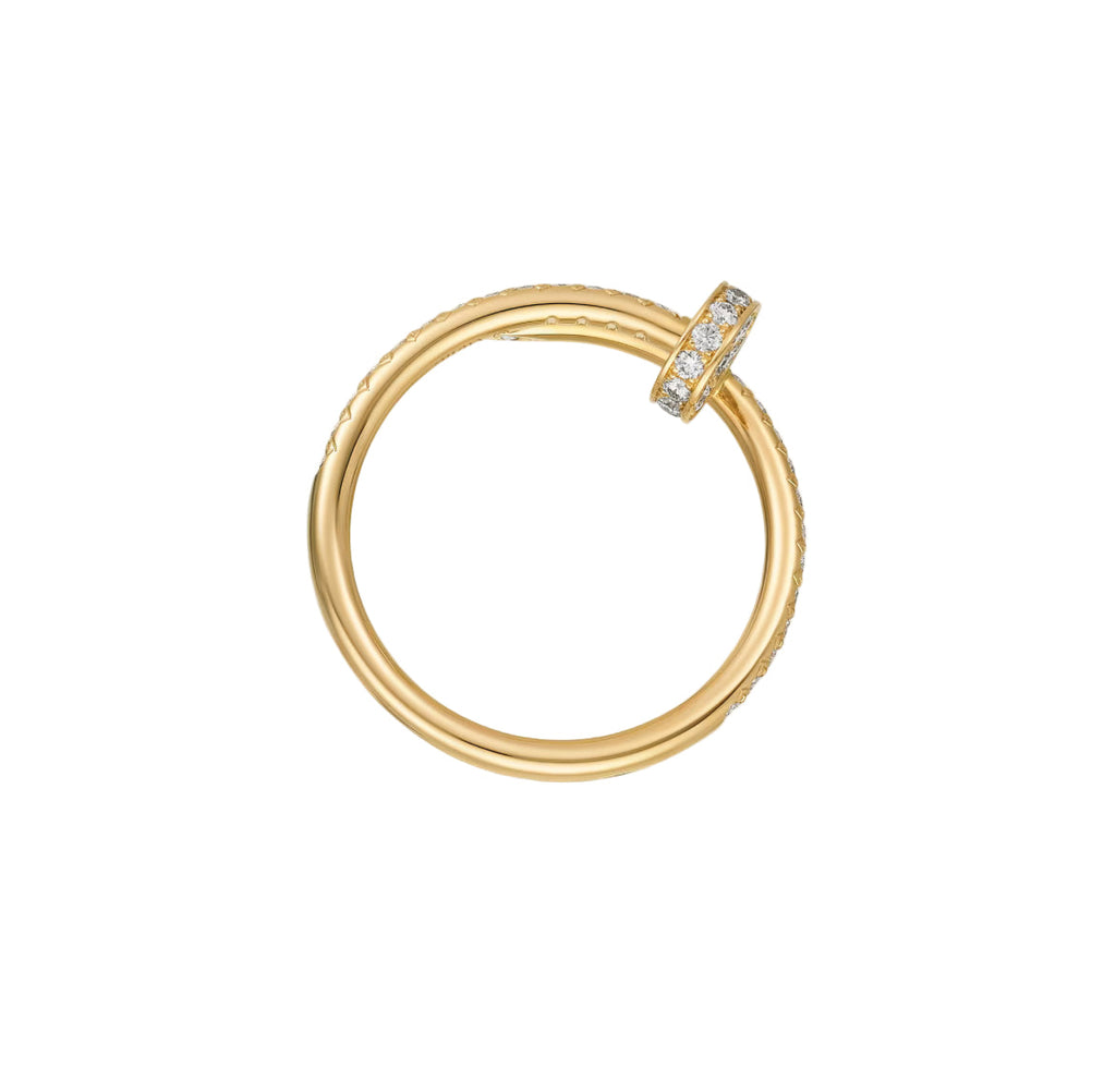 14ct Yellow Gold Nail Ring