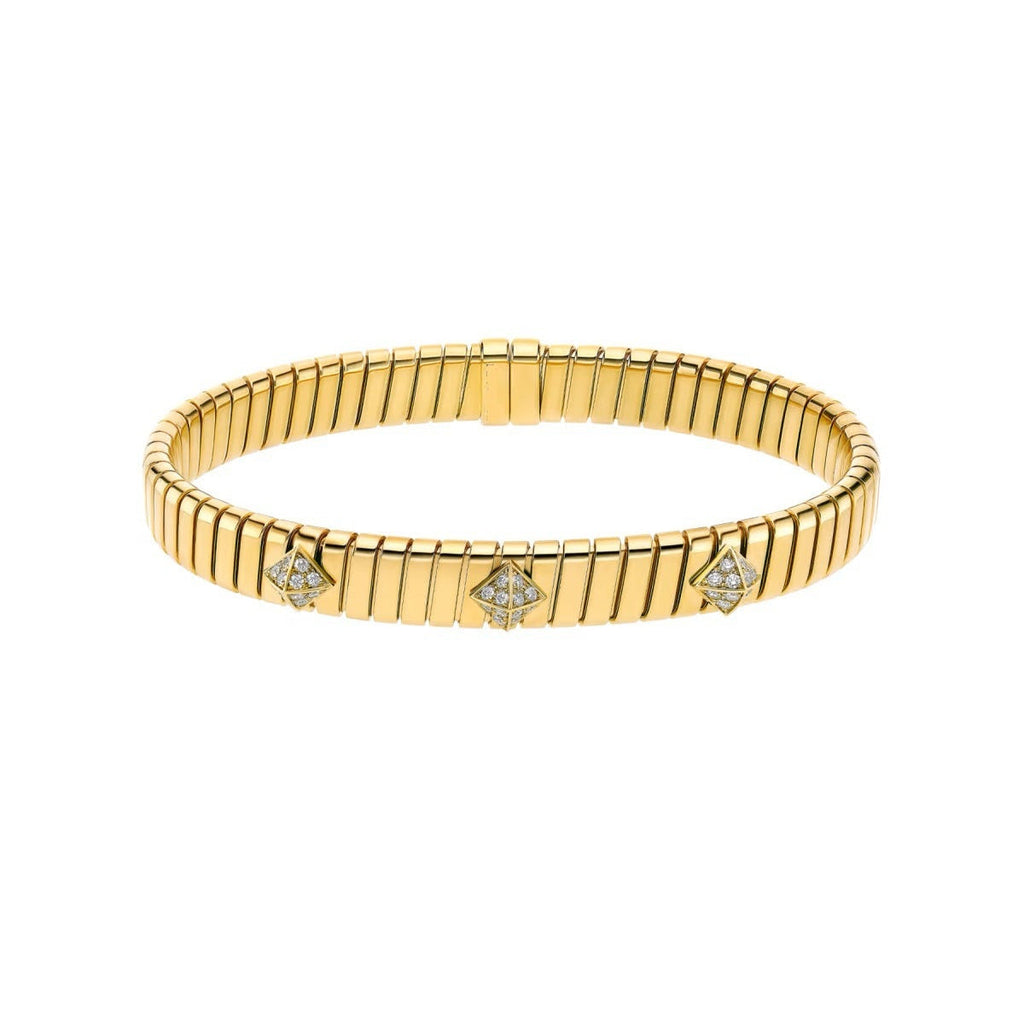 14ct Yellow Gold Tubogas Bracelet