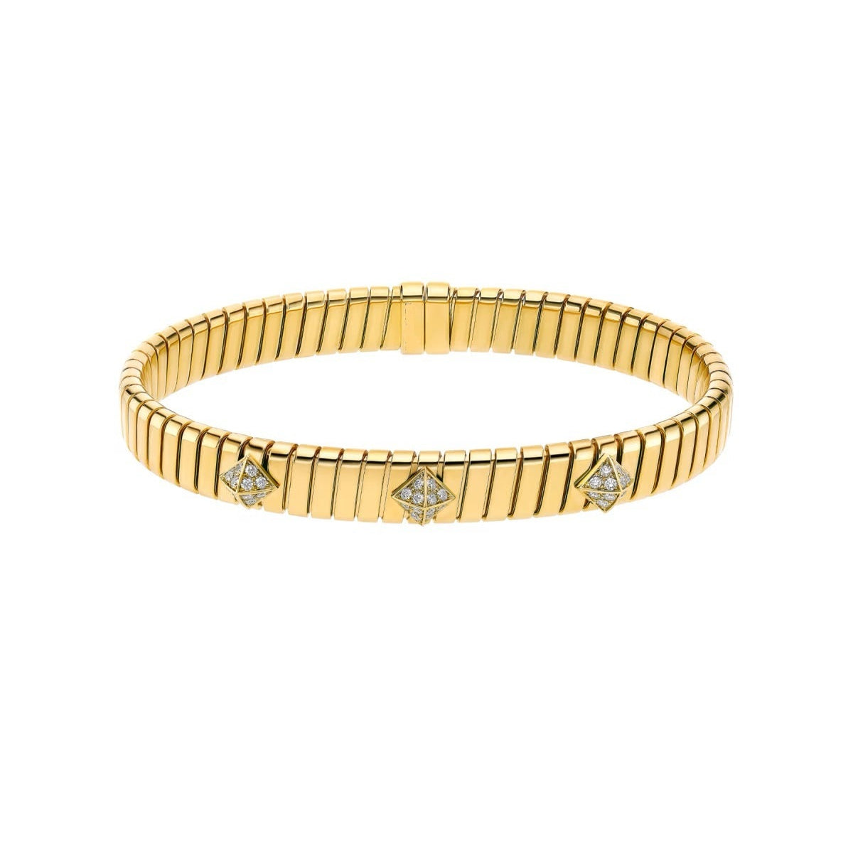 14ct Yellow Gold Tubogas Bracelet