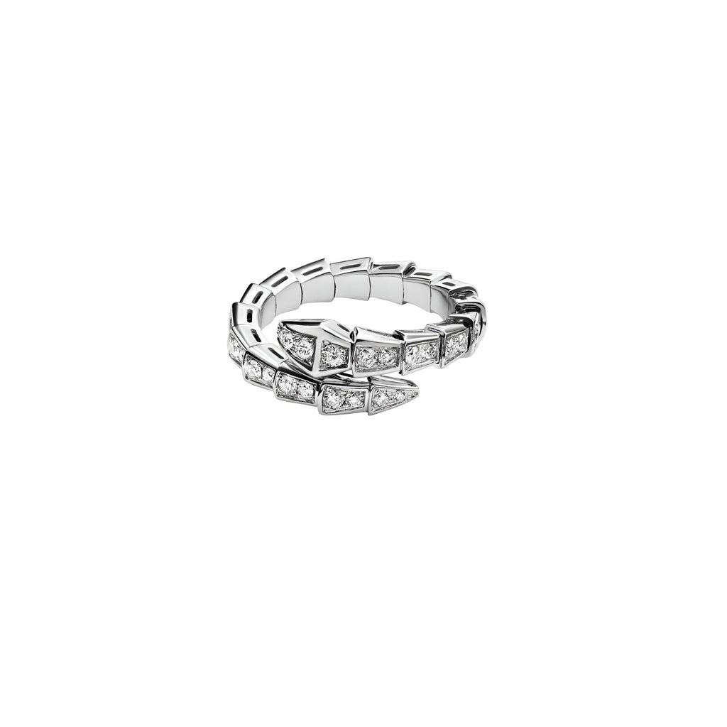 14ct White Gold Serpenti Ring