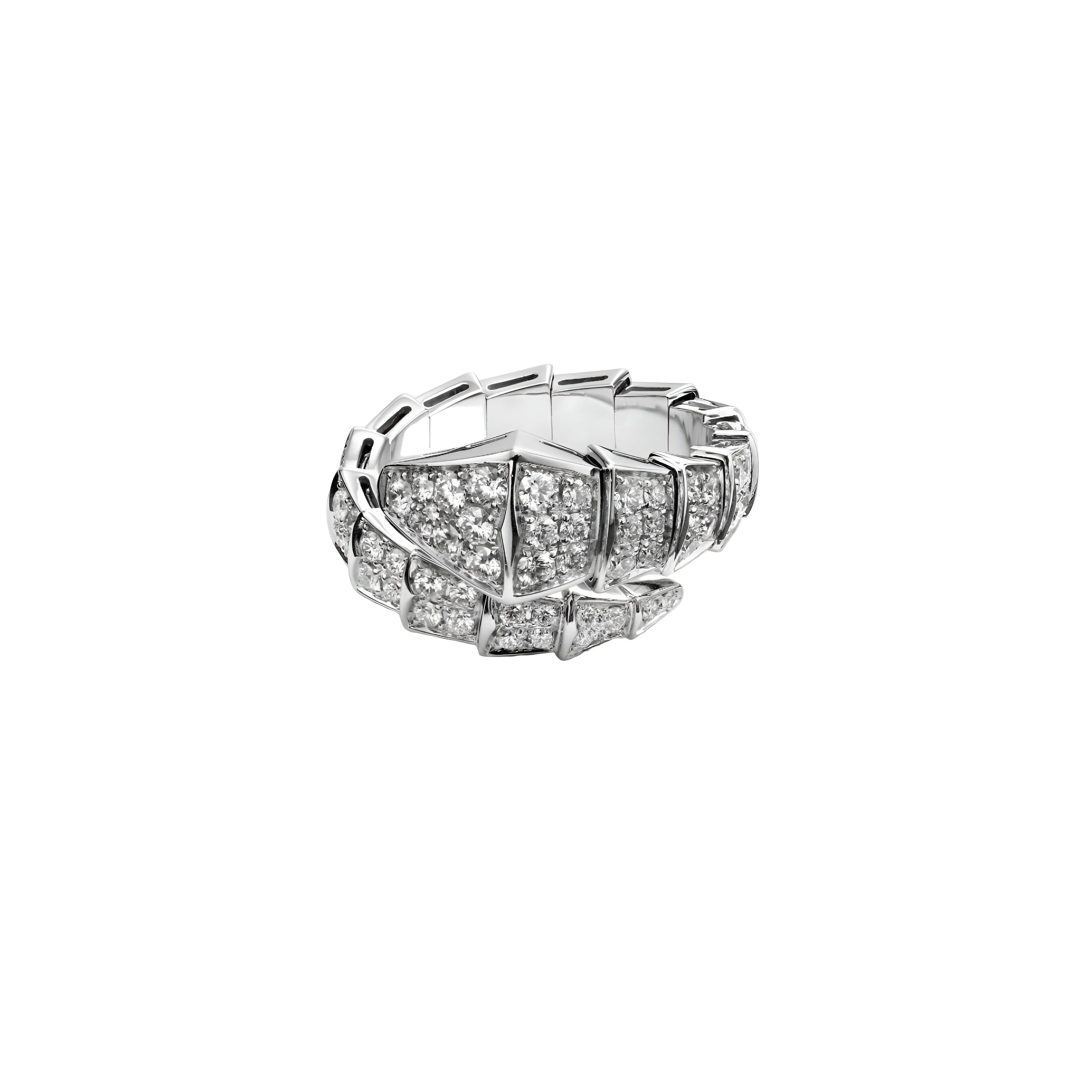 14ct White Gold Serpenti Ring