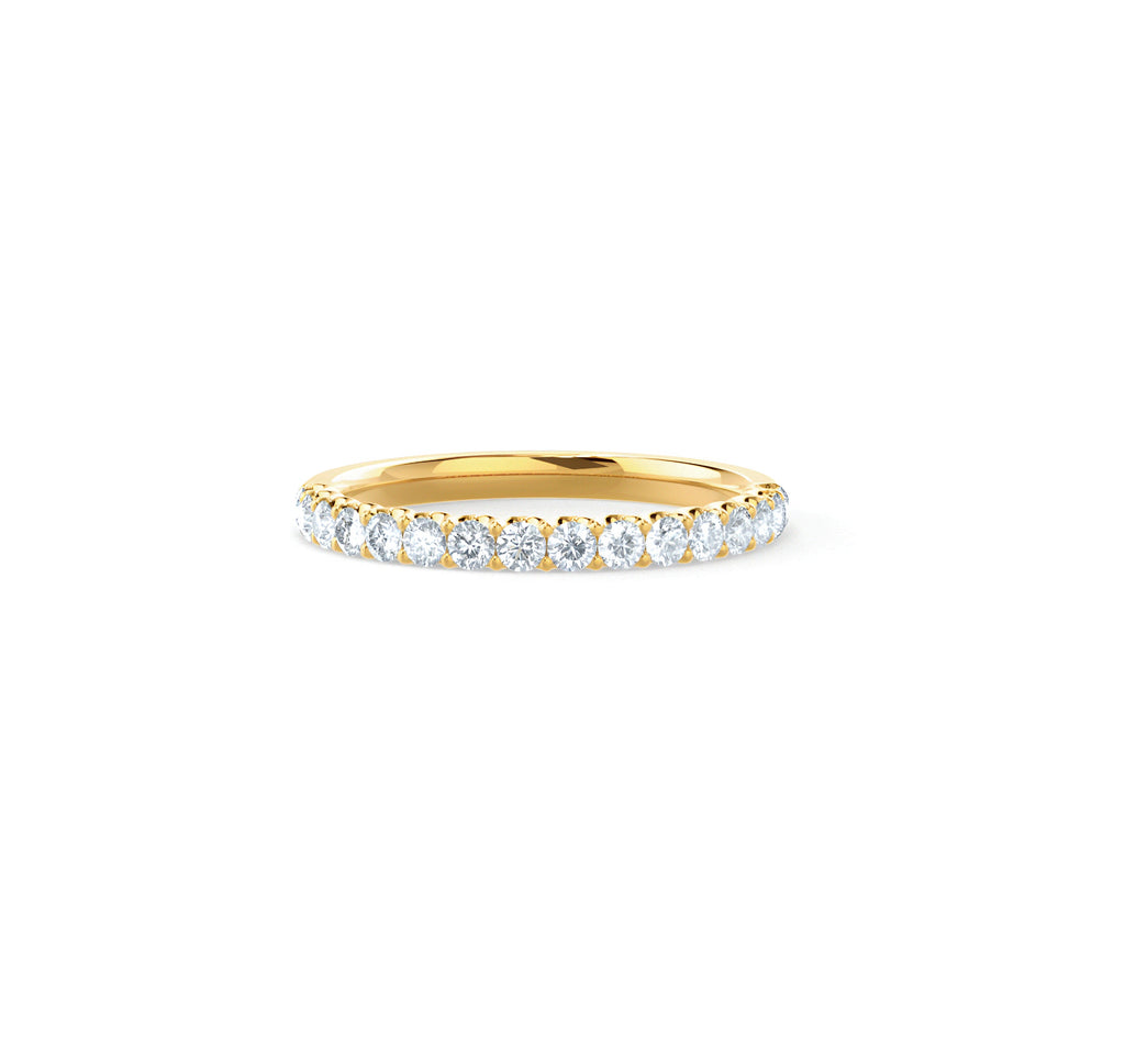 14ct Gold Moissanite Ring