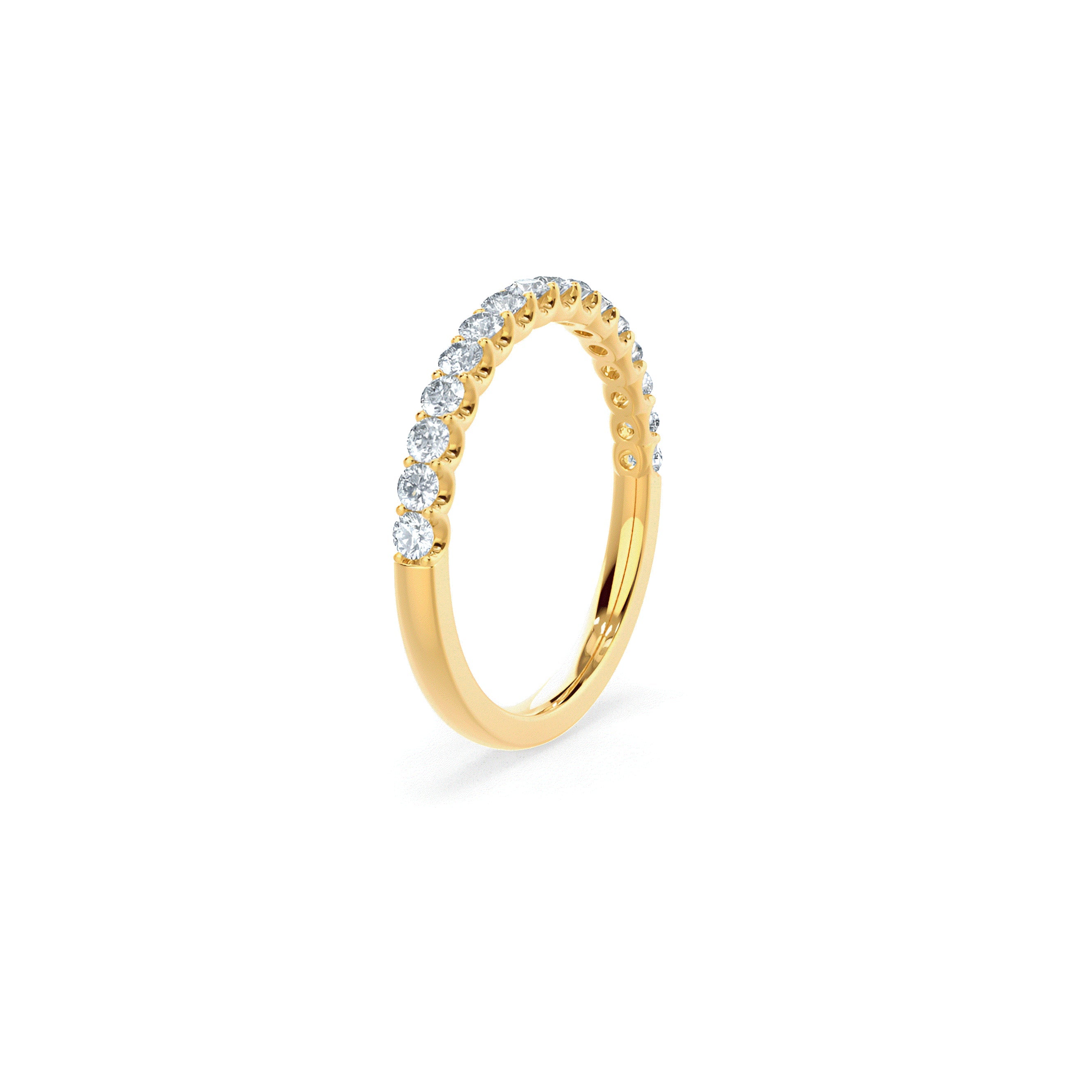 14ct Gold Moissanite Ring