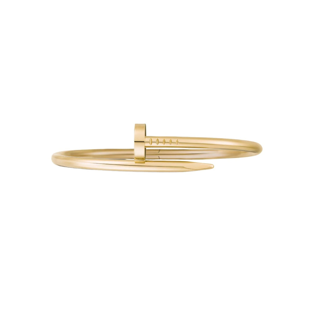14ct Yellow Gold Nail Bracelet