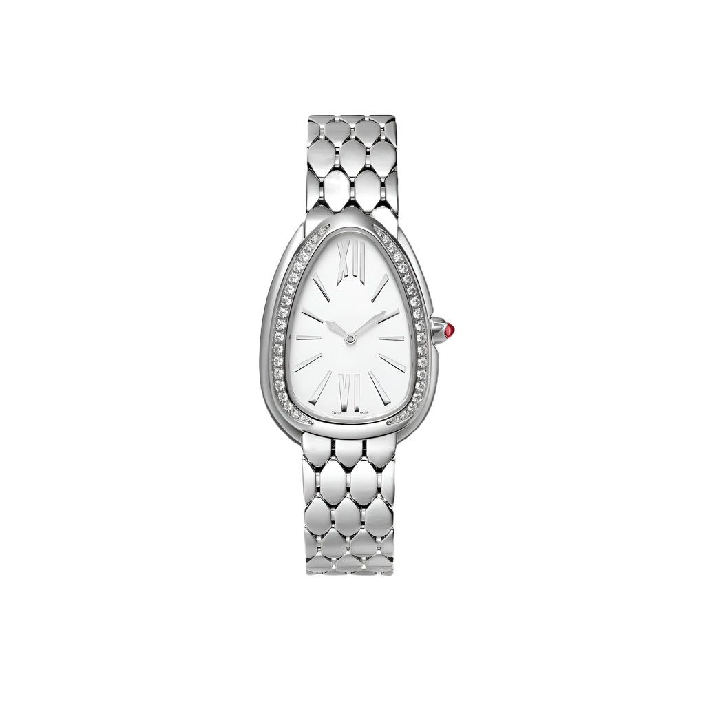 14ct White Gold Seduttori Watch