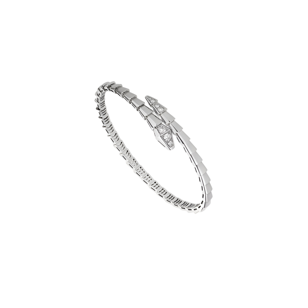 14ct White Gold Serpenti Bracelet