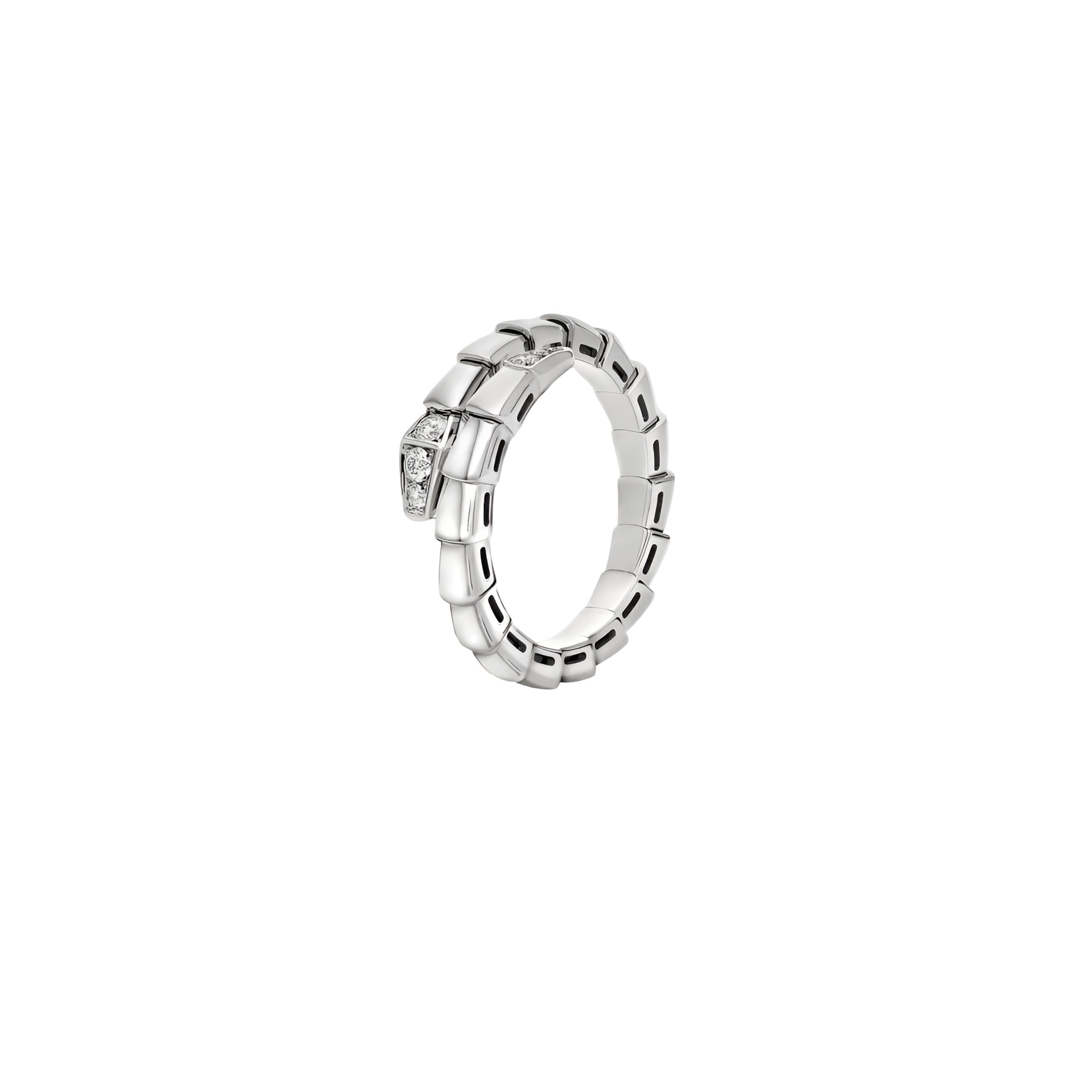 14ct White Gold Serpenti Ring