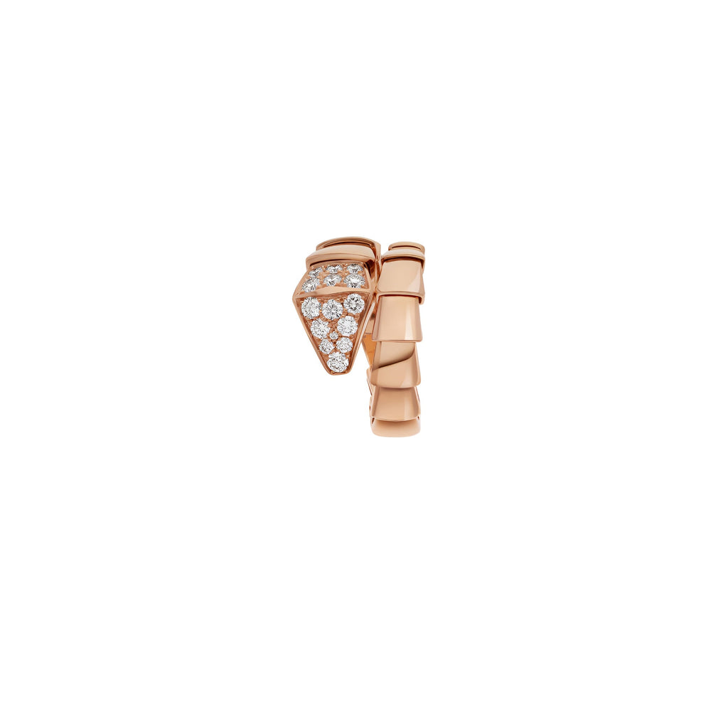 14ct Rose Gold Serpenti Ring