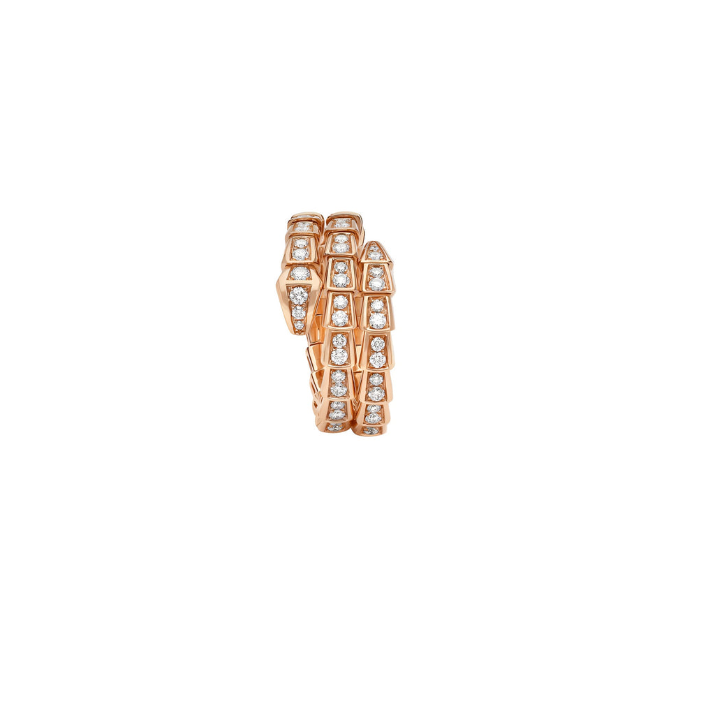 14ct Rose Gold Serpenti Ring/Double