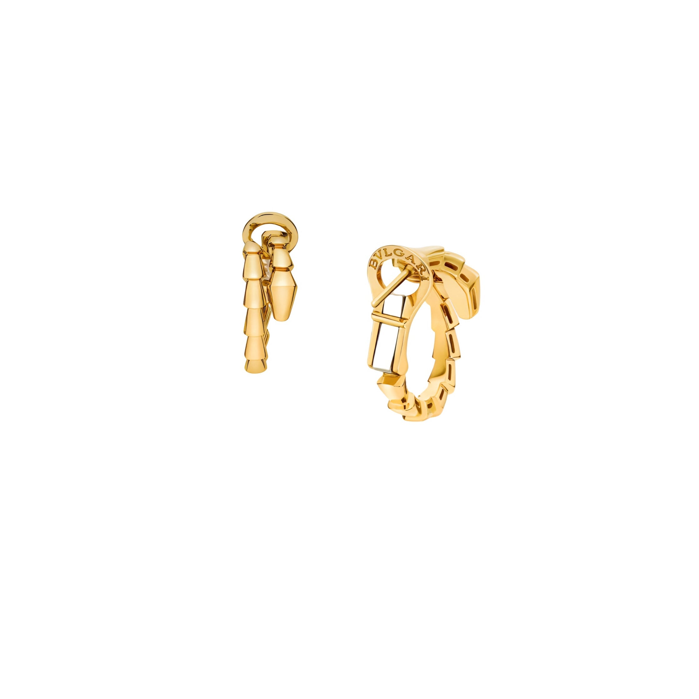 14ct Yellow Gold Serpenti Earrings